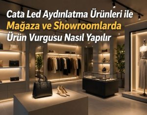 Cata Led Aydınlatma Ürünleri ile Mağaza ve Showroomlarda Ürün Vurgusu Nasıl Yapılır